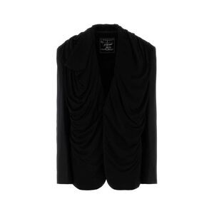 Y Project Women Black Stretch Twill Oversize Blazer